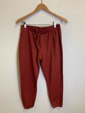 Men's Rust Red Drawstring Joggers